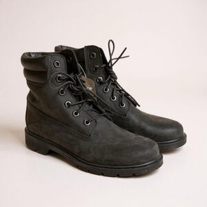 Timberland Boots Linden Woods 6” Black Suede Waterproof Size 6.5 Women’s NWOB 42